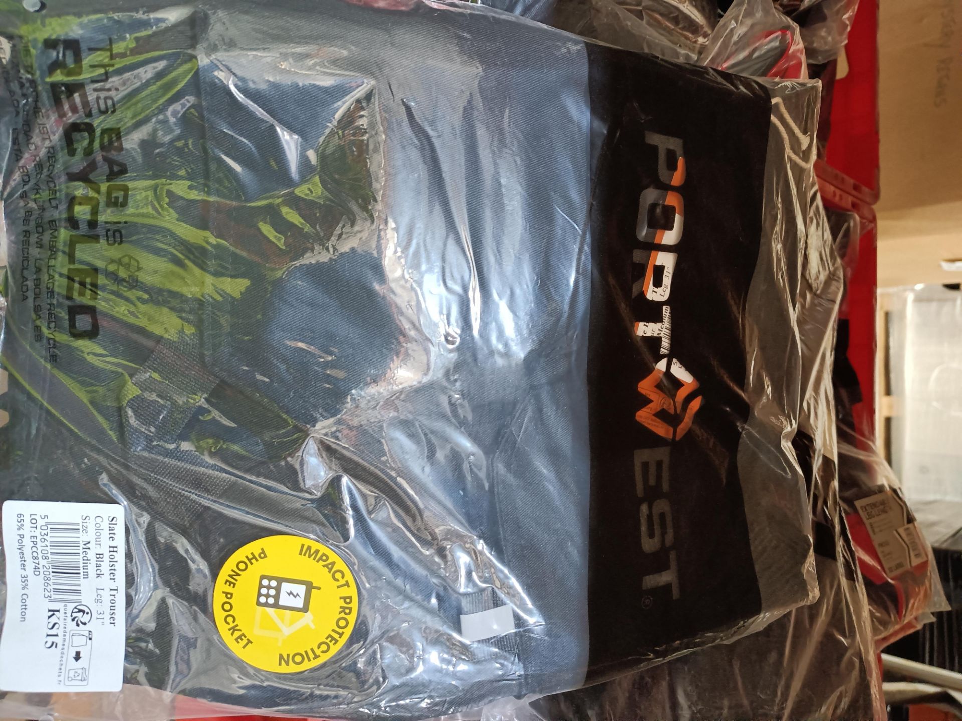 11X PORTWEST SLATE HOLSTER TROUSERS IN BLACK (SIZE XXLARGE) ARE RUGGED, HARD?WEARING WORKWEAR