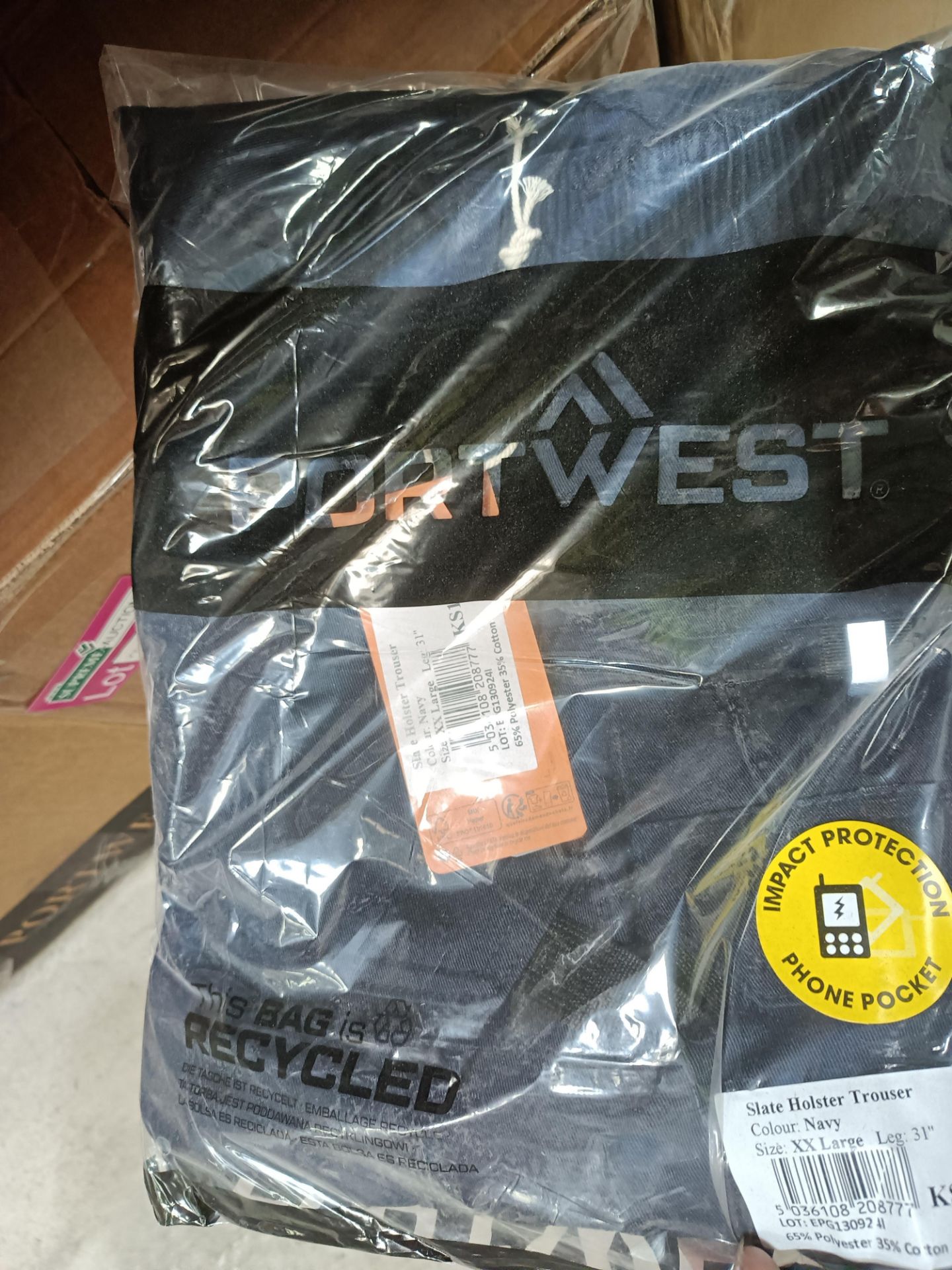 20X PORTWEST KS15 SLATE HOLSTER TROUSERS ARE HEAVY?DUTY WORK TROUSERS MADE FROM 300G KINGSMILL