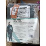18X HEAVY?DUTY WATERPROOF PORTWEST JACKET MADE FROM TOUGH, PU?COATED Sealtex?Classic FABRIC WITH