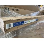 8 X BRAND NEW NET LED LIGHTING 4FT 22W/40W 2860/5200LM HILTON RANGE LED LUMINAIRE NCF LIGHTS RRP £80