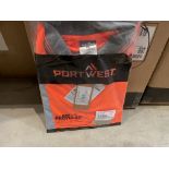 24 X BRAND NEW PORTWEST ORANGE HI VIS SHORT SLEEVE POLO TOPS SIZE XXL (LOC: 34.2-BB3984)