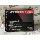 64 X BRAND NEW AMPLIFIED HD DIGITAL TV ANTENNAS (LOC: 22.5-AA3126)