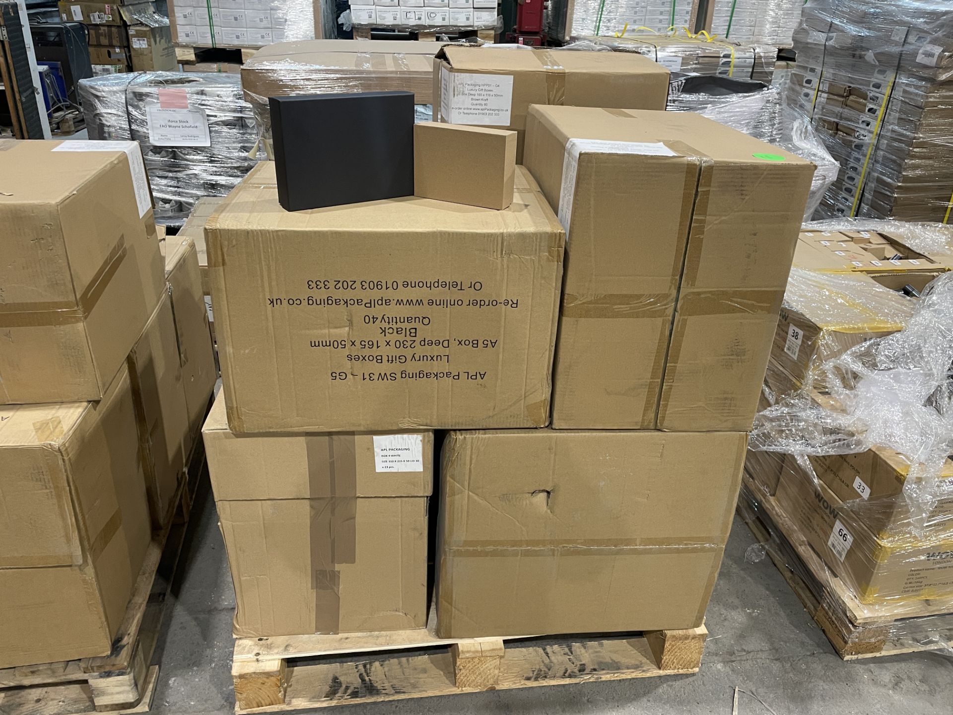 PALLET TO CONTAIN A LARGE QUANTITY OF ASSORTED GIFTBOXES (LOC: 43.19-AA5374)