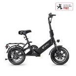 BOXED DYU C3 14 Inch Folding Ebike RRP £599. Pedal-assisted range of 34 KM / Pure electric range