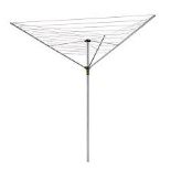 10 X MINKY SILVER EFFECT STEEL GARDEN ROTARY AIRERS 45M RRP £35 EACH (LOC: 38.3-AA6505)