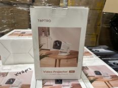 2 X BOXED Projector 4K, Portable Projector with?270° Rotatable & Auto Keystone?Native 1080P Smart