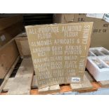 75 X BRAND NEW TALENTED KITCHEN BOLD WHITE PANTRY AND FRIDGE LABEL SETS (LOC: 10.4-BB1028)