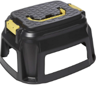8 x Strata Step Stool with Built-in Tool Storage Caddy Multipurpose, Introducing our Heavy Duty Step
