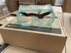 320 X BRAND NEW PAIRS OF DEMINE DURABLE SAFETY GOGGLES (LOC: 42.4-AA7858)
