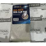 32 x Vitrex Rug-Mate Non-Slip Pad - Fits Sizes Up To: 60cm x 120cm Anti Slip Rug Hold (LOC: 24.13-