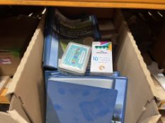 29 PIECE MIXED EDUCATIONAL LOT INCLUDING PEN SETS, FILES, EDUCATIONAL GAMES ETC (LOC: 28.4-BB4280)