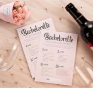 300 X BRAND NEW PACKS OF 50 Bachelorette Party Games - Treasure Hunt Games - Fun Novelty Cards for