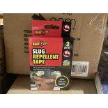 94 X BRAND NEW 2M ROLLS OF BEAT IT SLUG REPELLANT TAPE (LOC: 30.2-BB3601)