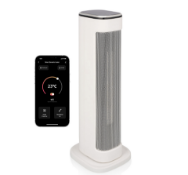 Princess 2kw SMART Ceramic Fan Heater White, Elevate your home heating experience with the