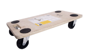 Box to contain 6 x Diall Rubber topped Plastic Dolly, 200kg capacity - TR01, Move heavy items with