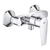 Boxed Grohe Start Edge Exposed Single Outlet Manual Chrome Wall-Mounted Shower Mixer Valve. - SR1.