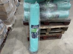 4 X BRAND NEW ROLLS OF VIYREX UNDERLAY FOR WOOD AND LAMINATE FLOORING. 3MM DEPTH, 10M2 PER ROLL,
