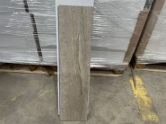 10 X BRAND NEW PACKS OF SPC HERRINGBONE LUXURY FLOORING COASTAL SAND, 2003-5 WITH BUILT IN UNDERLAY.