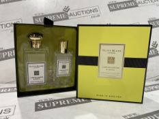 8 X BRAND NEW OLIVIA BLAKE LUXURY LIME AND BASIL FINE FRAGRANCE SETS RRP £53 EACH (82020) (LOC: 18.
