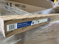 4 X BRAND NEW NET LED LIGHTING 4FT 22W/40W 2860/5200LM HILTON RANGE LED LUMINAIRE NCF LIGHTS RRP £80