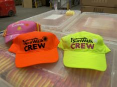 200 X BRAND NEW ASSORTED THE SUNWALK CAPS IN VARIOUS DESIGNS (LOC: 47.24-AA5712)