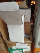 4X BOXED MIXED LOT INCLUDES BATHROOM WASTE WITH OVERFLOW OR SINK WASTE FITTING DESIGNED WITH AN