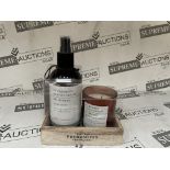 10 X BRAND NEW PECKSNIFFS ENGLAND DUO WOODEN CADDY GIFT SETS INCLUDING AROMA THERAPY DE-STRESS