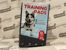 4 X BRAND NEW PACKS OF 20 XL PET TRAINING PADS 60 X 90CM, QUICK ABSORB MOISTURE, SUPPRESSING ODOR,