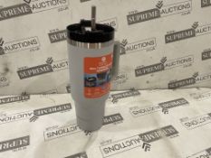 8 X BRAND NEW POWERFULL DUAL WALL 40OZ STAINLESS STEEL TUMBLER MUGS (COLOURS MAY VARY) (LOC: 48.13-