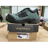 12 X BRAND NEW PAIRS OF PORTWEST TREKKER SAFETY SHOES SIZE 5 (LOC: 48.9-AA4578)