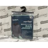 18 X BRAND NEW PORTWEST SEALTEX CLASSIC ALL WEATHER WORK JACKETS SIZE LARGE (LOC: 45.15-AA4641)