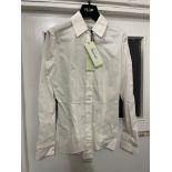 BRAND NEW DEL-CORE Body Shirt - OFF WHITE - SIZE 36. RRP £850. Streamline your wardrobe with the