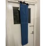 BRAND NEW DEL-CORE Cigarette Trousers - BLUE - SIZE 42. RRP £1300. Del-Core Cigarette Trousers in