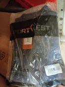 36X PORTWEST LW12 LADIES PREMIER TUNIC (NAVY, LARGE) IS A SMART AND PRACTICAL WOMEN’S WORKWEAR TOP