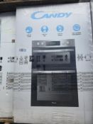 Pallet to Contain 4 x New & Boxed CANDY FCI9D405X Electric Double Oven - Stainless Steel. RRP £449