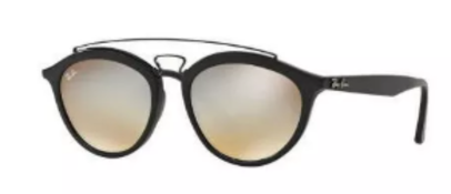 NEW & PACKAGED RAY-BAN New Gatsby II Sunglasses - BLACK WITH GREY SILVER LENSES. RRP £174. (RB4257