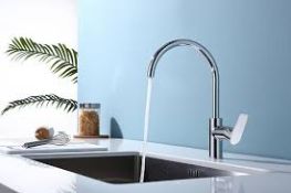BRAND NEW VURTU Anstey C Shape Single Lever Tap, 370(H) x 111(W), Chrome, 592101 RRP £175. Any of