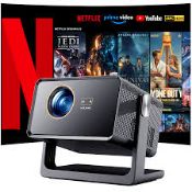 Boxed WOLFANG 4K Projector, Smart Projector with Auto Focus & Auto Keystone, 28000 Lumens. - SR5.4.