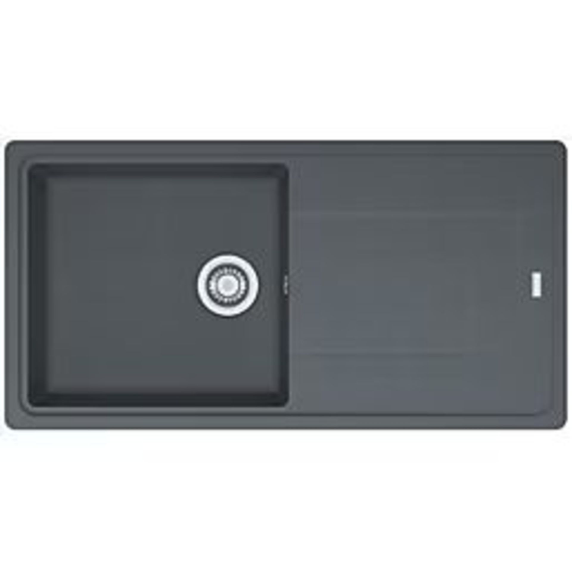Franke Titan 1 Bowl Composite Kitchen Sink Graphite Reversible 970mm x 500mm. - Sr1.1.7.