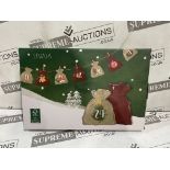 30 X BRAND NEW LIVNIA ROPE AND BAG ADVENT CALENDAR SETS RRP £30 EACH. (LOC: 17.7-AA3646)