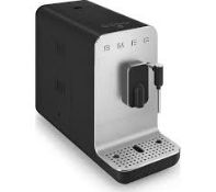SMEG BCC12BLMUK Bean to Cup Coffee Machine - Matte Black. - SR3.5.4. RRP £649.00.