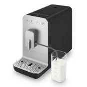 Smeg Bean-To-Cup BCC13BLMUK Matt Black Freestanding Coffee Machine. - SR3.5.5. RRP £849.00.