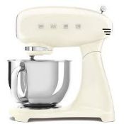 Smeg SMF03CRUK 50s Retro Style Stand Mixer Cream. - SR3.5.4. RRP £549.00.