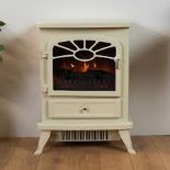 Focal Point ES 2000 1.8kW Matt Cream Electric Stove (H)540mm (W)430mm. - SR1.2.4.