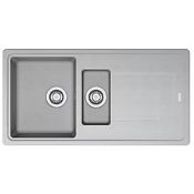 Franke Titan 1.5 Bowl Composite Kitchen Sink Urban Grey Reversible 970mm x 500mm. - SR1.3.5.