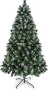 2 X BRAND NEW Prextex Christmas Decorations 1.8M / 6Ft Artificial Canadian Fir Full Pop up Tree 1200