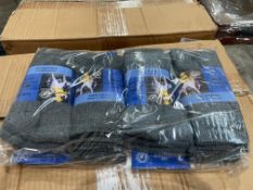 60 X BRAND NEW PAIRS OF ATHLETIC CREW PREMIUM SPORTS SOCKS CHARCOAL (LOC: 19.1-AA706)