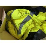 12 X MIXED PIECE PORTWEST, TO INCLUDE RIGGER BOOTS, SIZE 11 BLACK BOOTS, HI-VIS ZIP JACKET ETC (LOC: