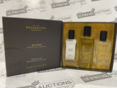 2 X BRAND NEW PECKSNIFFS ENGLAND ACTIVE MANDARIN, ZEST, CEDARWOOD INDULGENT FRAGRANCE GIFT SETS