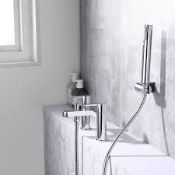 BRAND NEW VURTU Datchworth Bath Shower Mixer, 1/4 Turn, Dual Lever Ceramic Disc, High/ Low Water